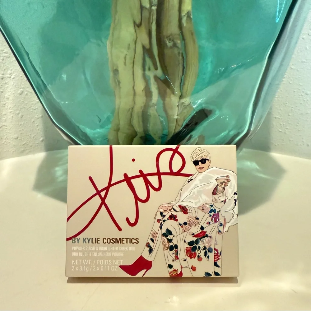 Kylie Cosmetics x Kris Powder Blush & Highlighter Cheek Duo Set NEW